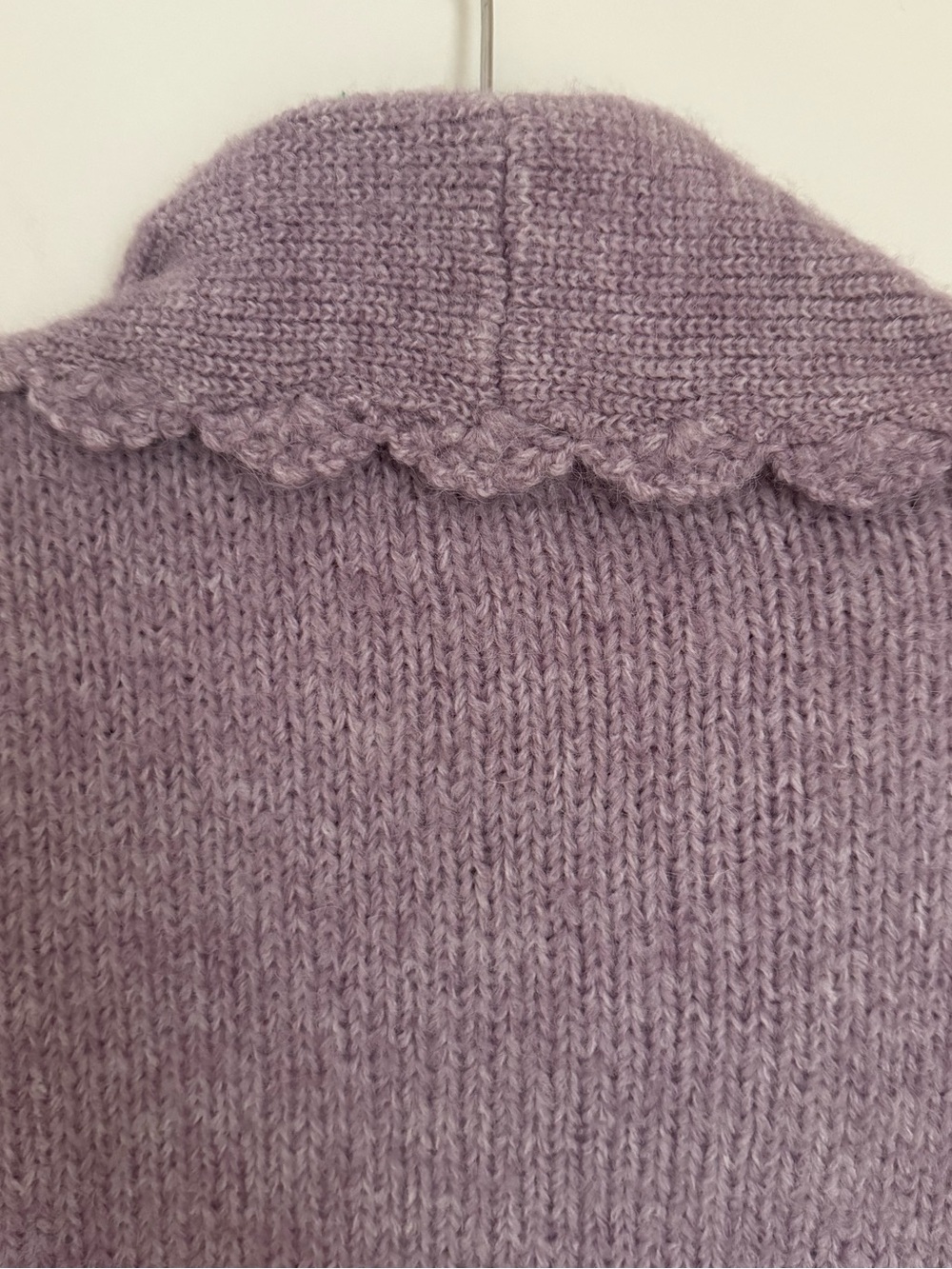 Zara Dusty Purple Knit Cardigan - Picture 6 of 8